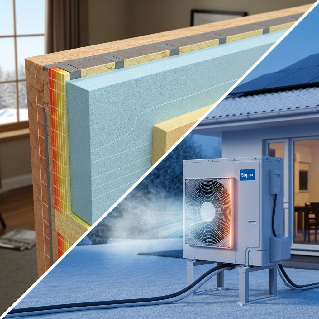 Do We Need More Insulation or Heatpumpification? Weighing the balance between deep insulation and upgrading to heat pumps for efficient, low-carbon homes.