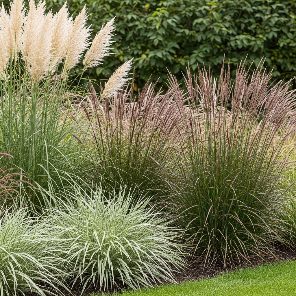 Avoid ornamental grasses that overtake borders and starve native plants of vital space.