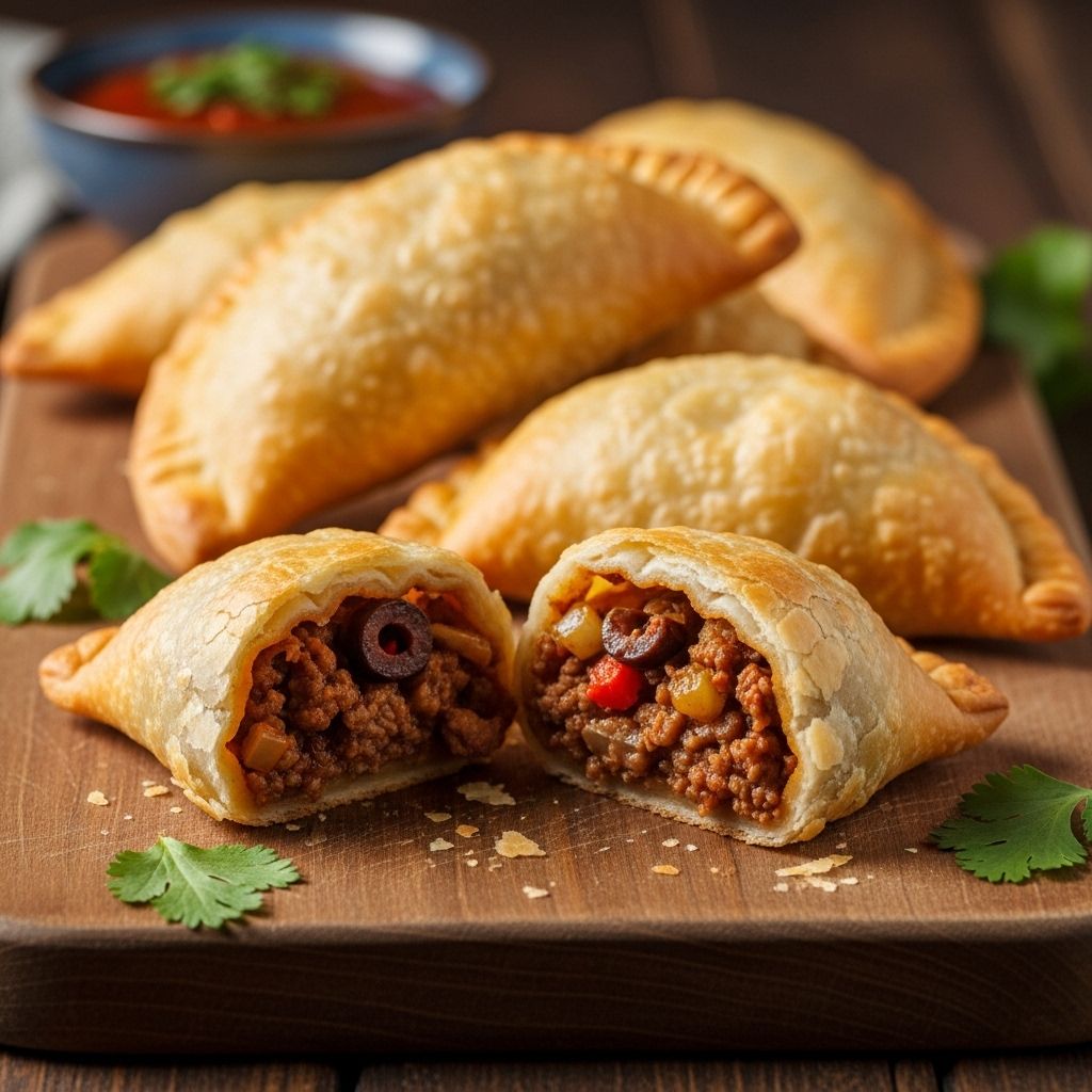 From supple dough to golden crust, each step yields savory filling and light flaky bites.