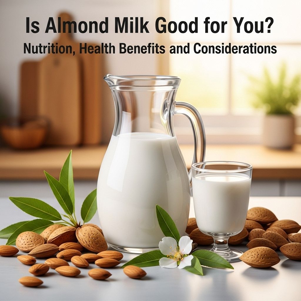 Explore the nutritional value, health benefits, risks, and practical uses of almond milk for different lifestyles.