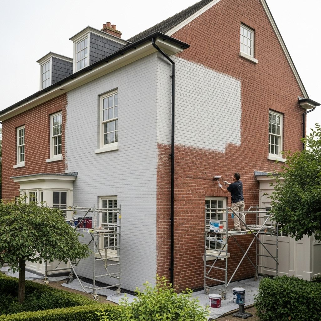 A quality paint system refreshes aging masonry while shielding against moisture and rot.