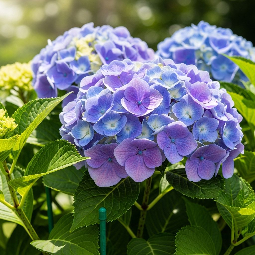 These shrubs flourish with rich soil and consistent moisture, revealing vibrant color.