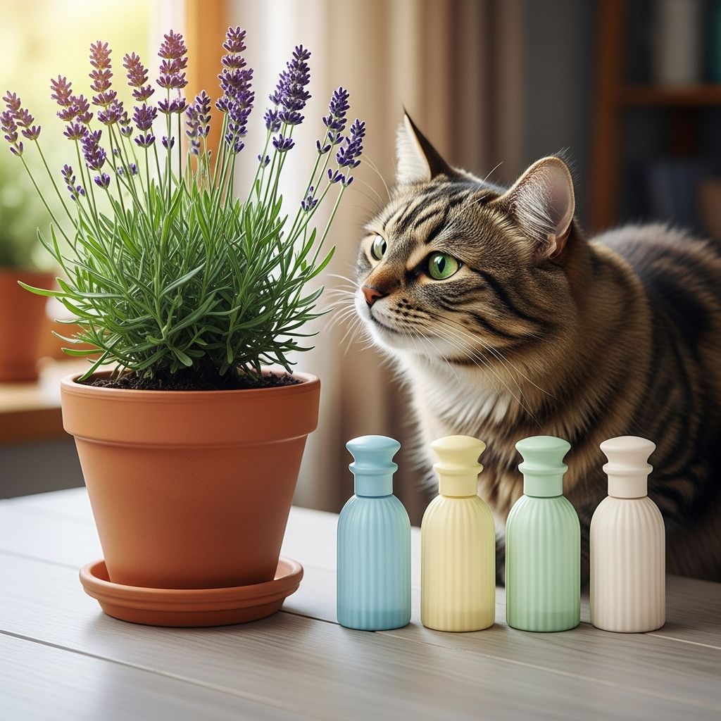 Choose gentle scents that soothe your feline without introducing harmful compounds.