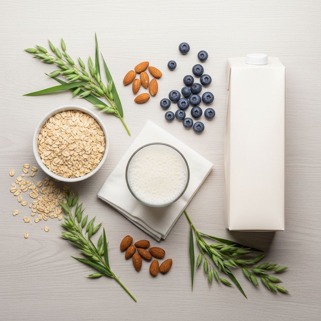 Discover the nutritional profile, health benefits, and considerations of oat milk as a plant-based dairy alternative.