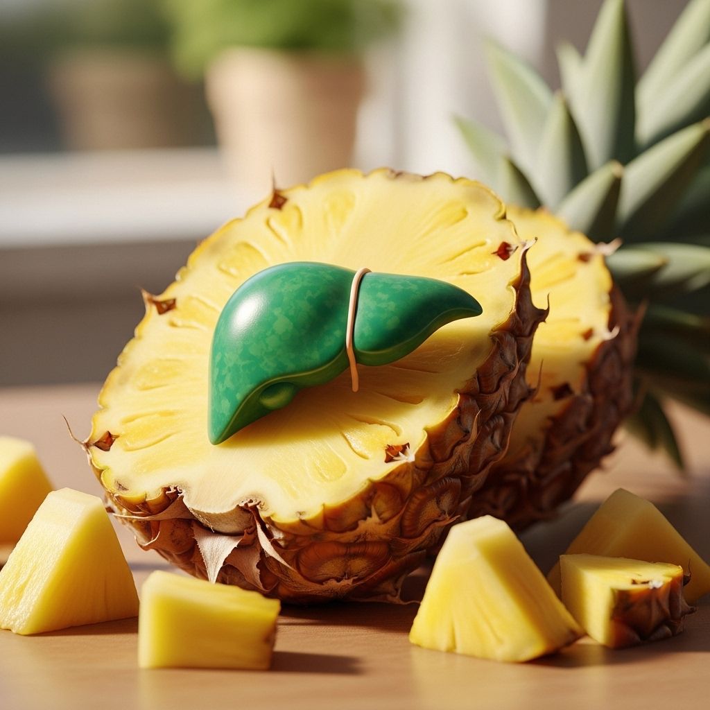 Is Pineapple Good for Your Liver? Evidence, Benefits & Usage Explained Fruit enzymes and antioxidants team up to boost organ function and ease inflammation.