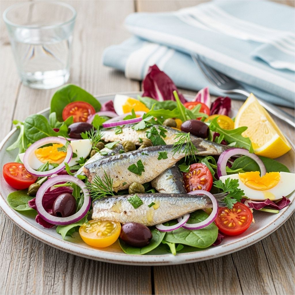 Experience a nutrient-rich, Mediterranean-inspired Italian Sardine Salad that blends bold flavors, vibrant vegetables, and heart-healthy benefits.