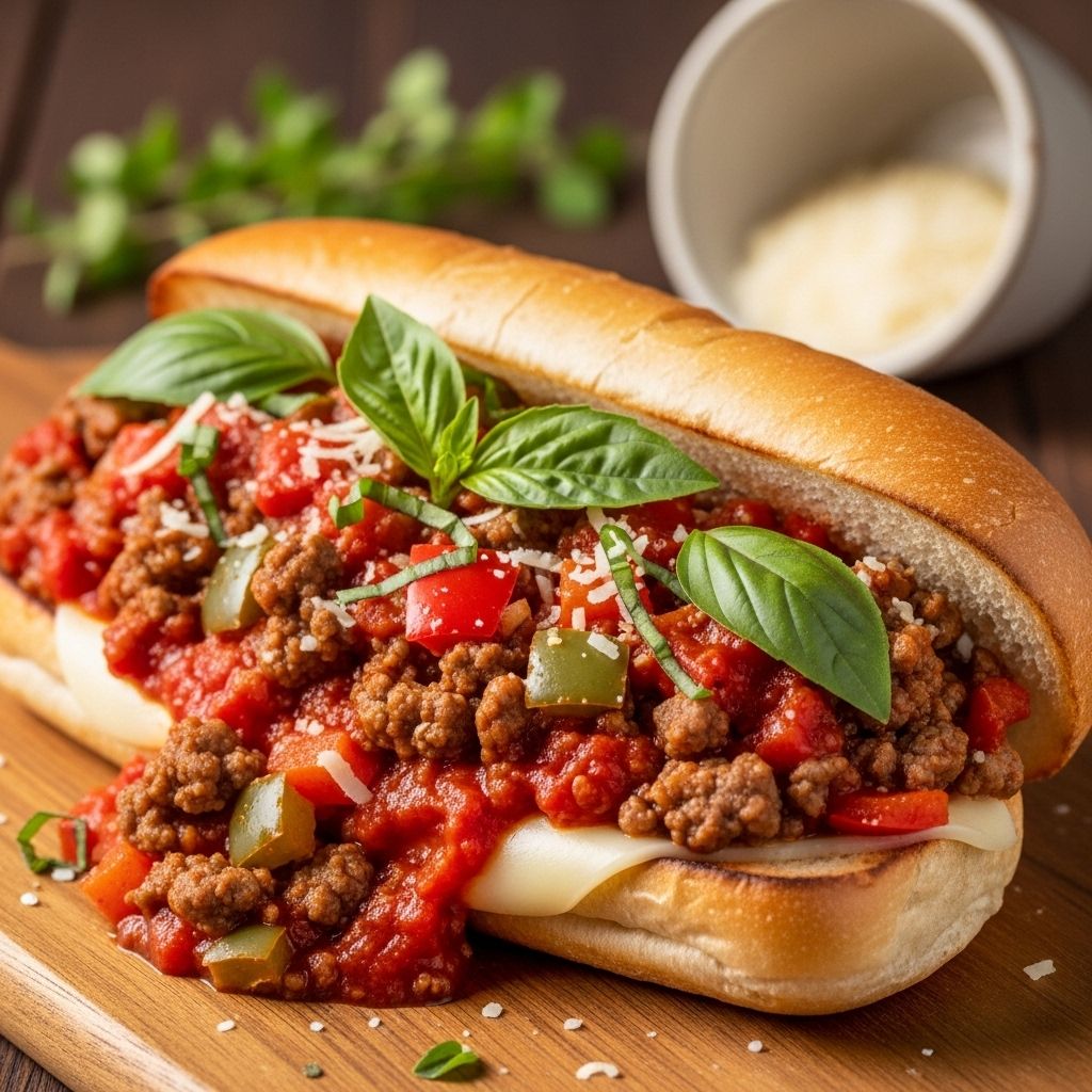 Leftover spaghetti sauce and garlic bread combine for a cheesy dinner you'll crave again and again.