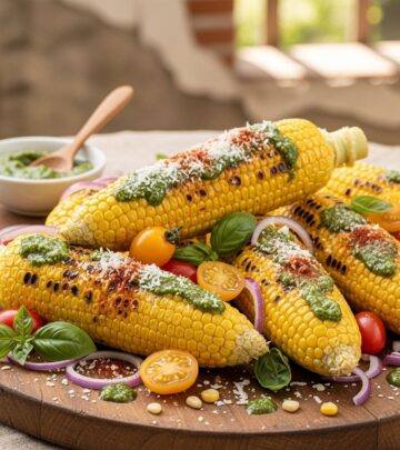 Olive oil, fresh herbs, and parmesan unite to give each kernel a savory, smoky twist.
