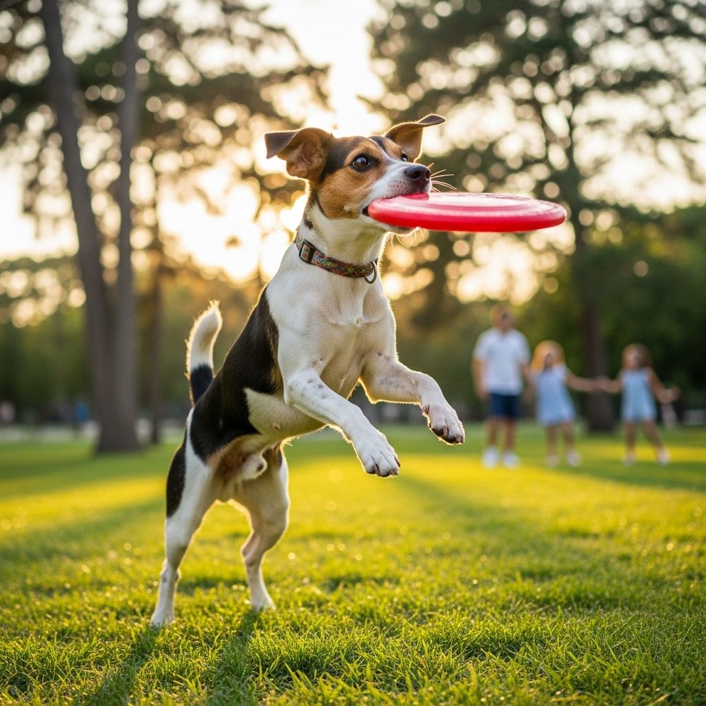 Playful energy and loyal devotion make this crossbreed a rewarding household companion.