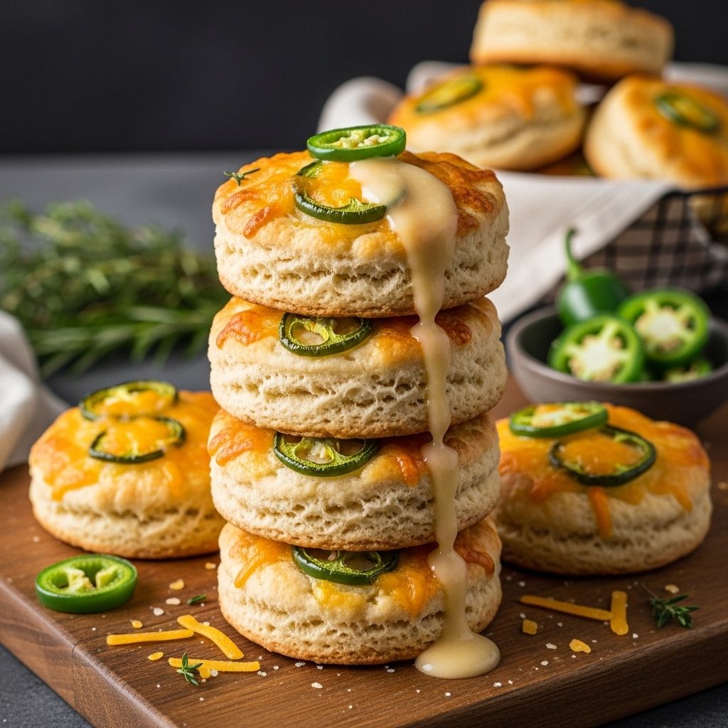 Enjoy golden triangles that balance rich cheese flavor with a lively pepper kick.
