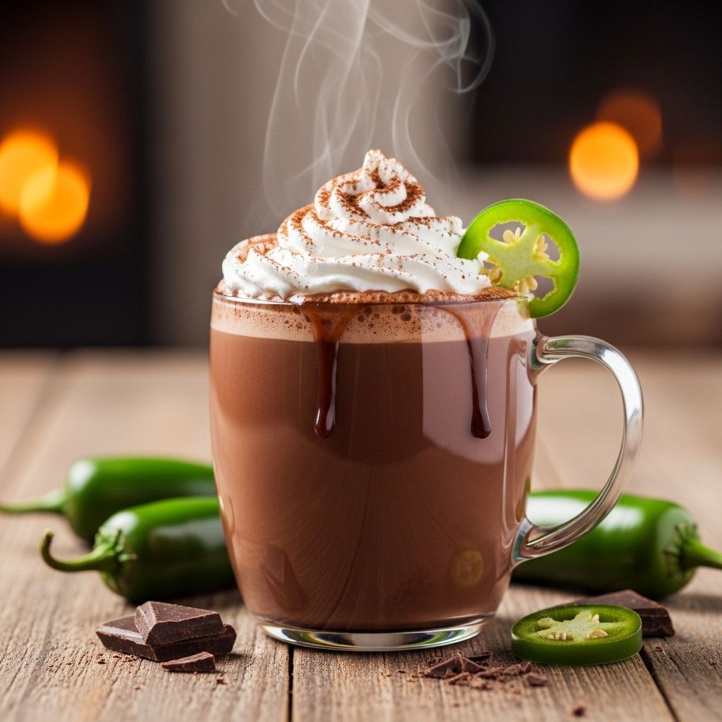 Enjoy a cozy cup of spiced indulgence that balances rich flavor with gentle warmth.