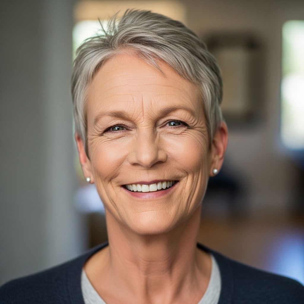 Jamie Lee Curtis sets an inspiring example for self-acceptance and aging gracefully with her 66th birthday, makeup-free selfie.
