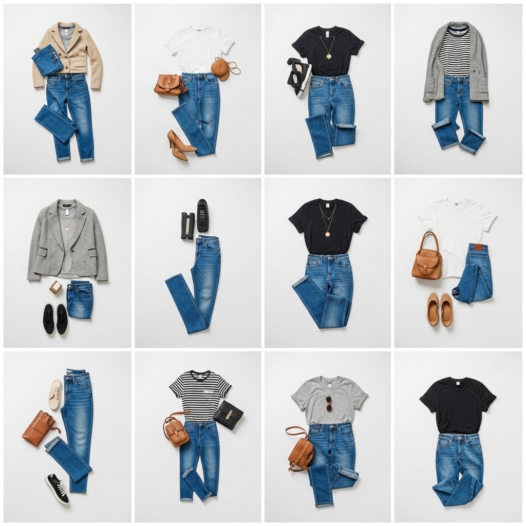 12 Fresh Ways to Style Jeans and T-Shirts for Every Occasion Elevate your classic jeans and tee combo with chic styling tricks, new silhouettes, and statement accessories for every mood.