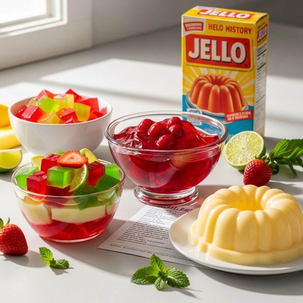 Jello: History, Nutrition, Benefits, and FAQs This nostalgic dessert blends gentle nourishment with vivid color and playful textures.