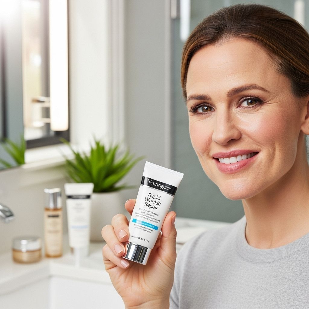 Discover why Jennifer Garner trusts Neutrogena Rapid Wrinkle Repair Regenerating Cream to maintain a youthful, radiant complexion.