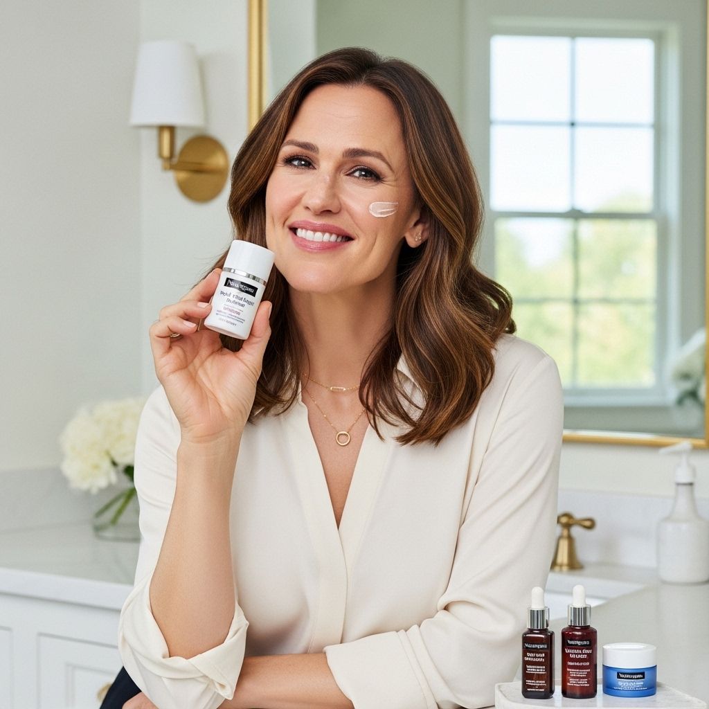 Jennifer Garner shares her timeless retinol secrets with Neutrogena, unveiling a gentle, effective routine for radiant skin over 50.
