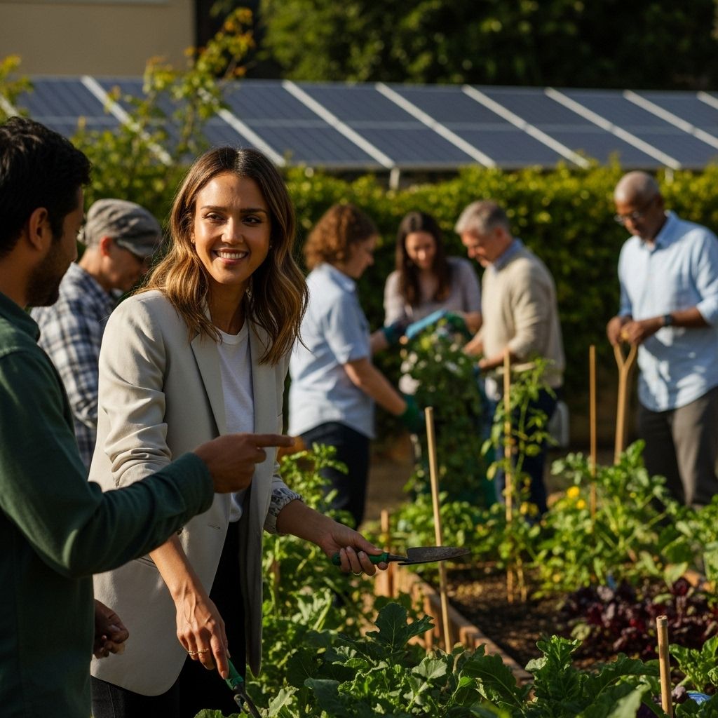 Exploring how Jessica Alba and global communities are driving grassroots climate action for a sustainable future.