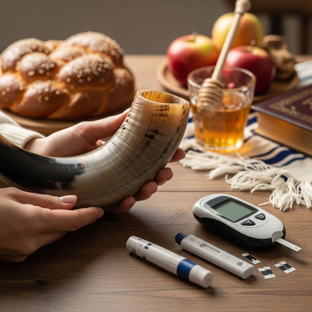 Managing diabetes successfully during Rosh Hashanah and Yom Kippur with practical, medical, and spiritual strategies.
