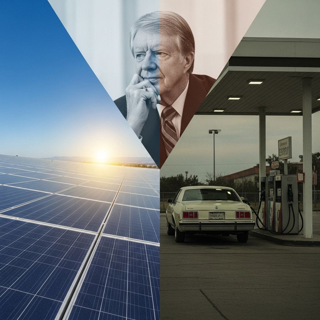 Jimmy Carter’s Energy Conservation Legacy: Vision, Progress, and Contradictions A comprehensive look at President Carter’s bold initiatives, the solar panel moment, and the enduring paradoxes of America's energy conservation push.