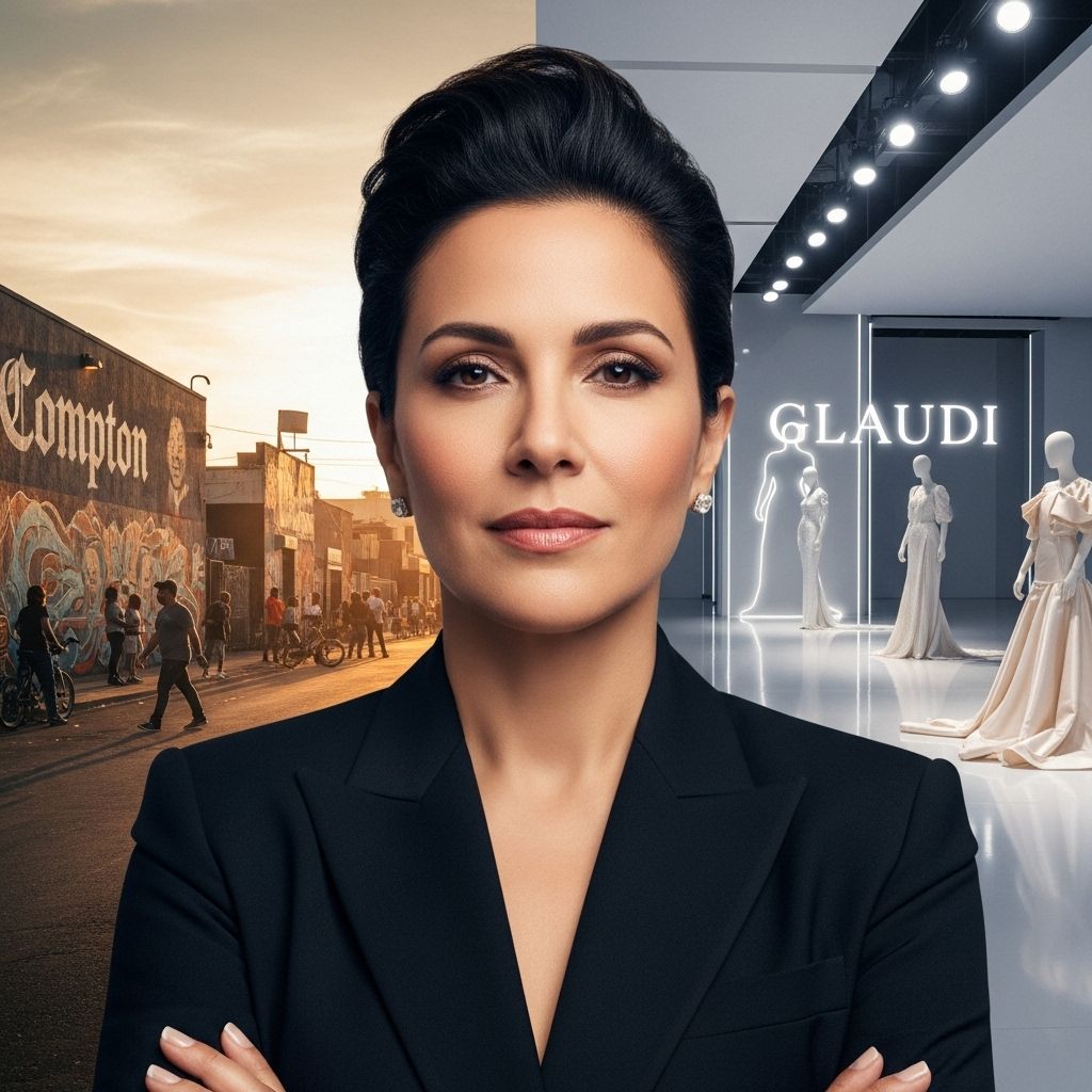 A groundbreaking Latina designer reshapes high fashion, community, and confidence through her couture journey.