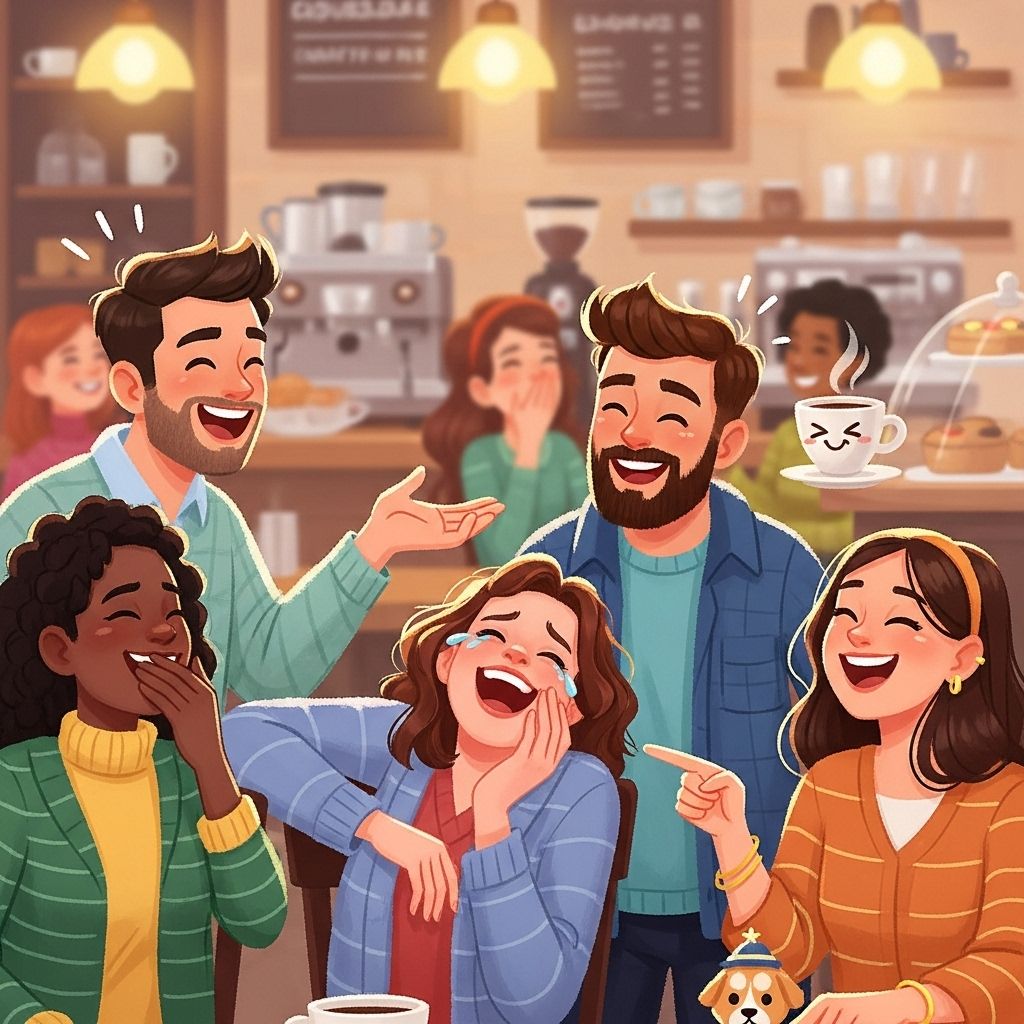Turn awkward pauses into sparks of connection with every punchline shared.