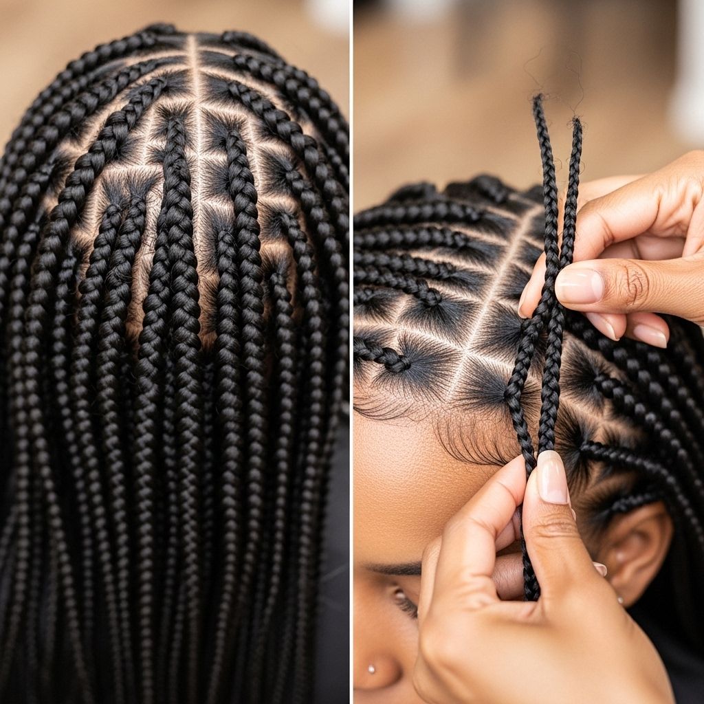 Master the art of jumbo knotless box braids with this easy, detailed tutorial for flawless protective styling.