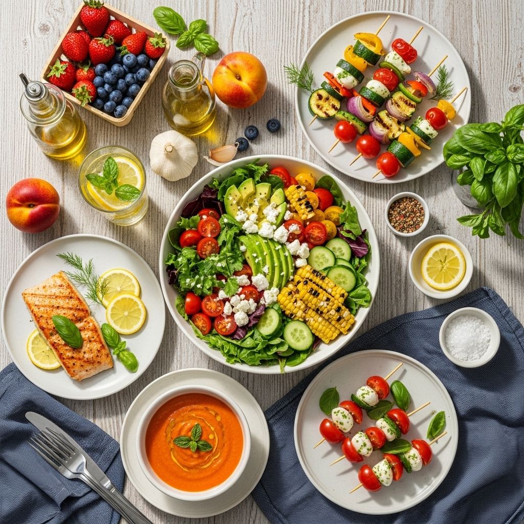 Chilled sweets, bold salads, and smoky grills unite to refresh your June feast.