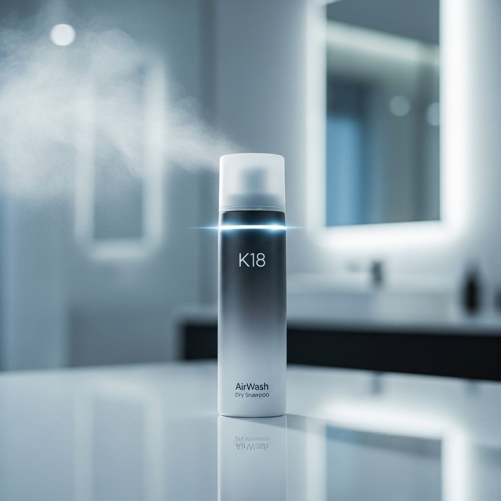 Discover why K18 AirWash is changing the dry shampoo game with its innovative liquid formula and scalp-friendly technology.