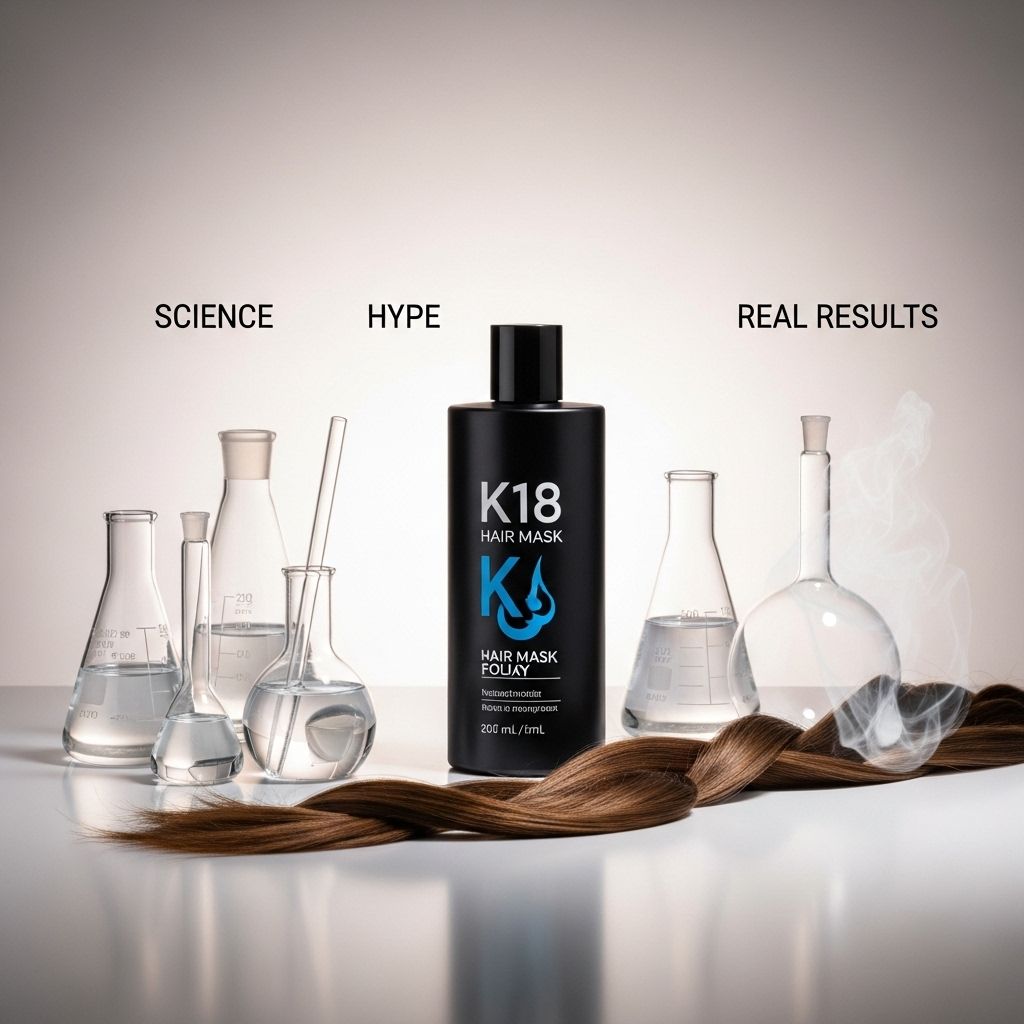 Unveiling the truth behind the viral K18 Hair Mask—science, application, expert advice, and real-life transformations.
