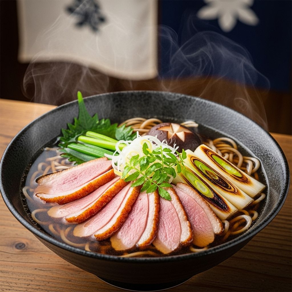 Kamo Nanban Soba: Discovering Duck, Soba, and the Art of Japanese Soul Cooking Uncover the secrets behind a perfectly balanced broth that warms both body and soul.