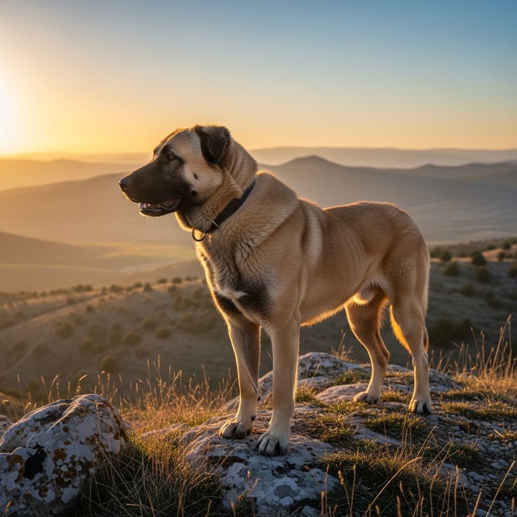 Combining formidable guardian instincts with gentle devotion for home and flock.