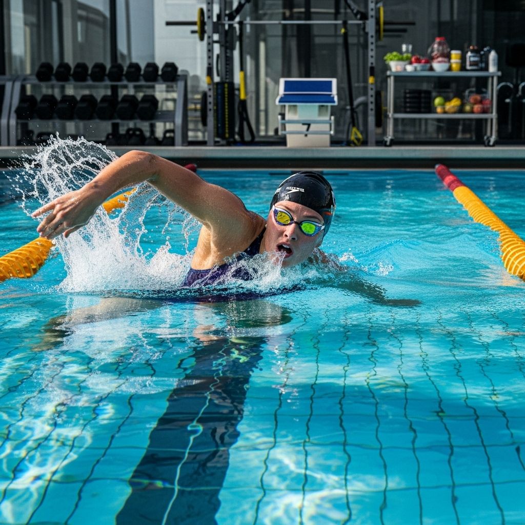 Get an inside look at Olympic swimmer Katie Ledecky's nutrition habits and training regimen that power her world-class performances.