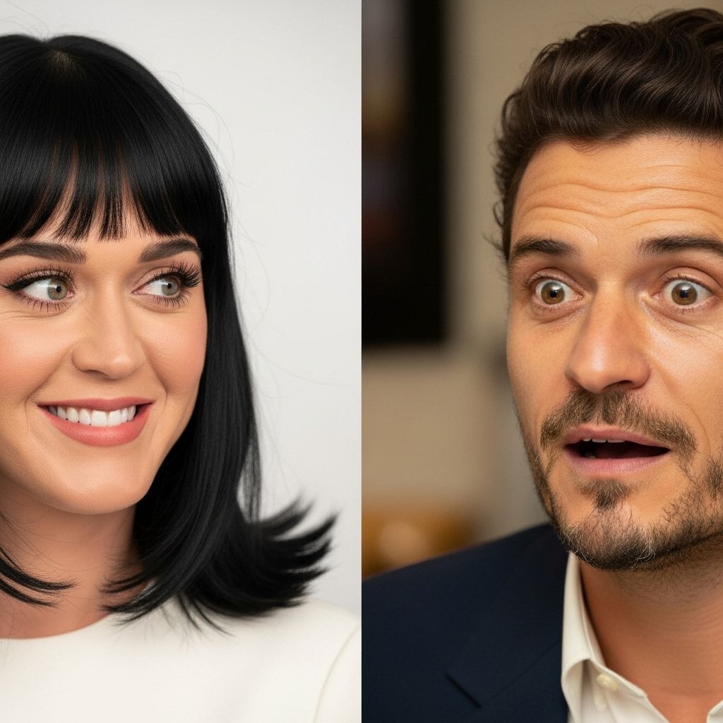 Katy Perry’s faux fringe shocker with Orlando Bloom ignites conversations about temporary hair makeovers and viral celebrity beauty moments.