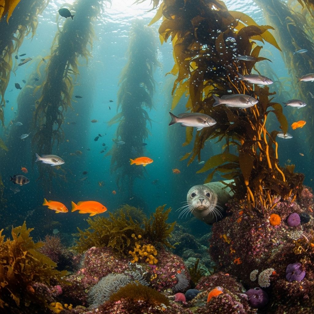Uncover the wonder and significance of kelp forests, from marine biodiversity and coastal protection to their role in combating climate change.