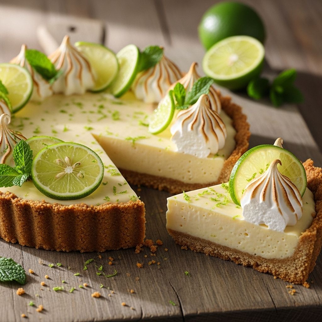 Discover everything you need to make a classic Key Lime Tart—ingredients, step-by-step instructions, tips, variations, and FAQs.