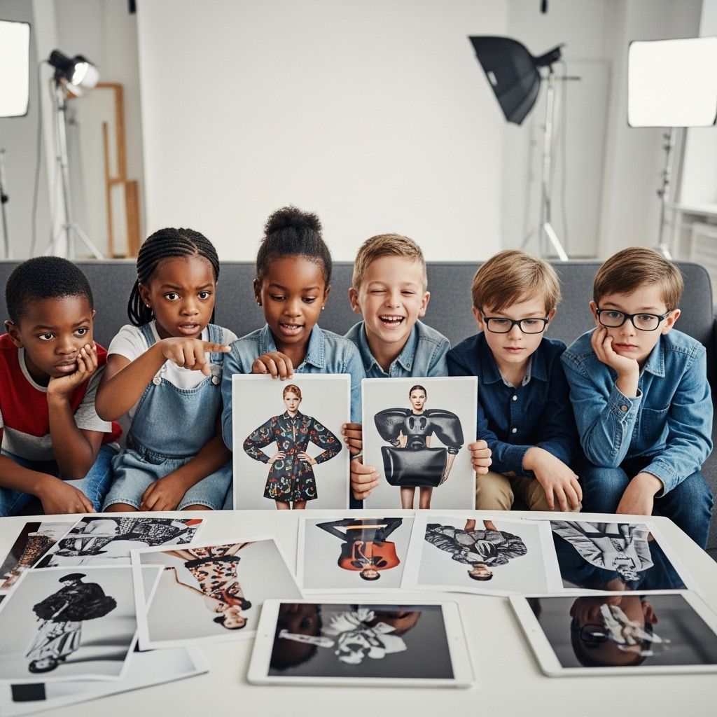 An unfiltered look at how children perceive modern fashion ads—and what their responses reveal about our culture.