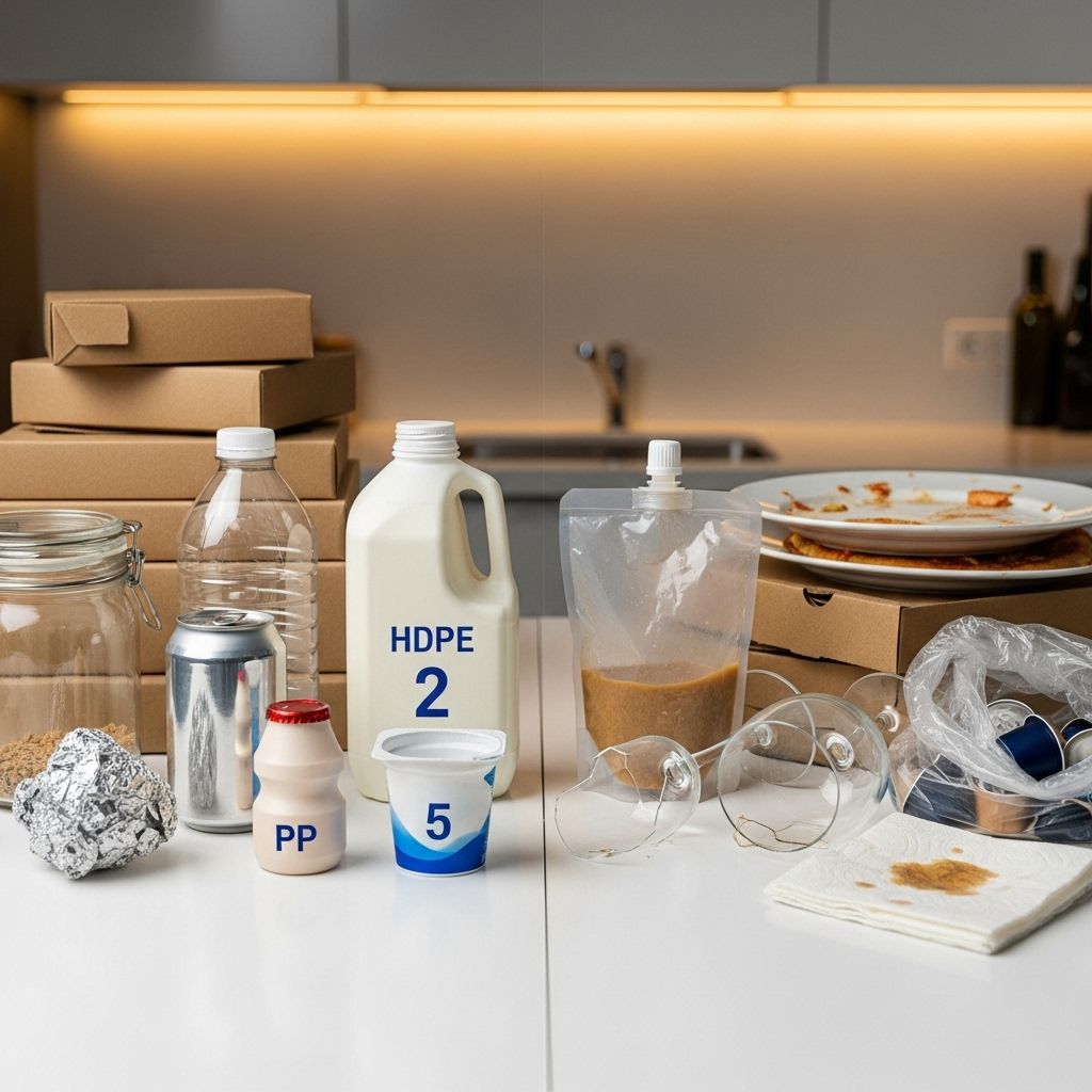 Discover which common kitchen items are recyclable and learn practical tips for greener waste management at home.