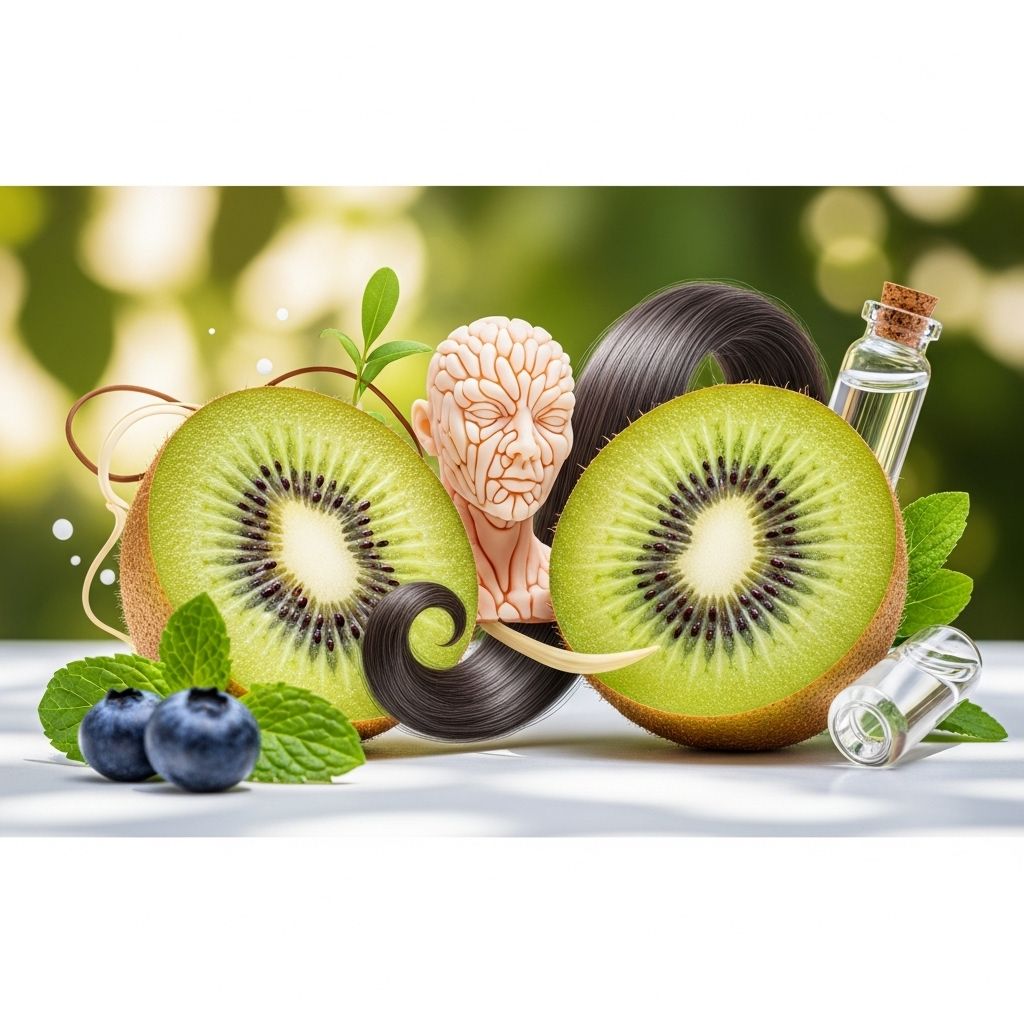 Kiwi: Surprising Benefits for Skin, Hair, and Health A tangy powerhouse of nutrients that rejuvenates your body and uplifts vitality.