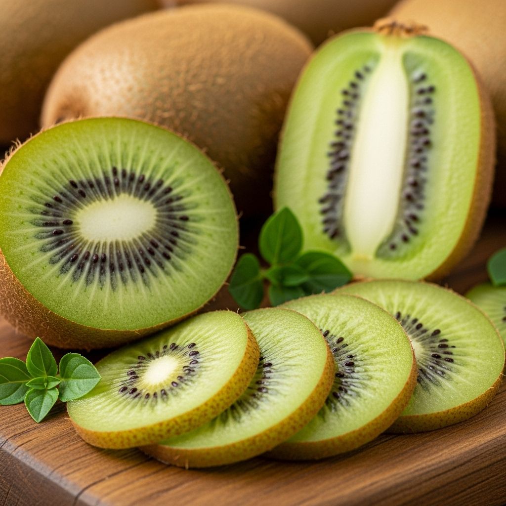 The Comprehensive Health Benefits of Kiwi Fruit An antioxidant-rich superfruit that strengthens immunity and soothes digestion.