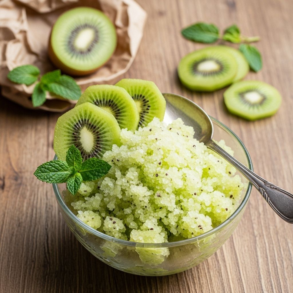 Discover how easy it is to transform ripe kiwis into a light, tangy granita—a perfect frozen dessert that’s as nutritious as it is vibrant.