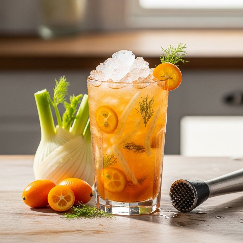 Balanced zest and subtle anise notes deliver a refined, adult-friendly beverage.