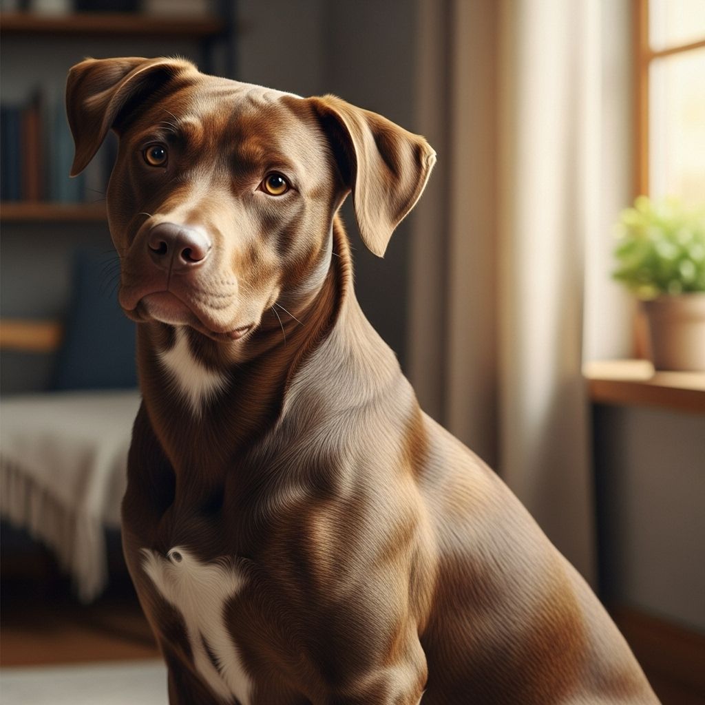 Discover the energetic, loyal Labrabull: a perfect blend of Pitbull strength and Labrador friendliness