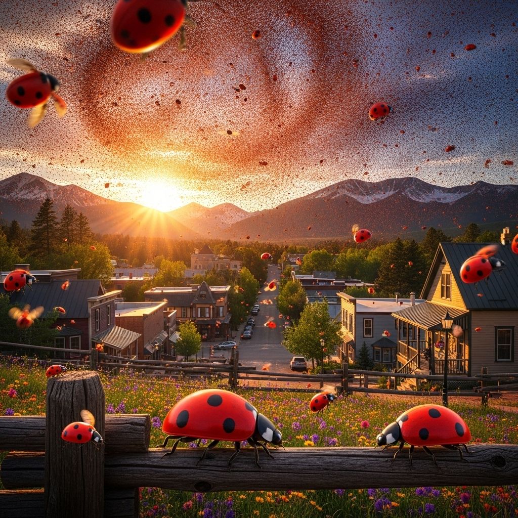 Every year, Colorado’s mountains erupt in a spectacular ladybug gathering, turning entire landscapes crimson and delighting locals and scientists alike.