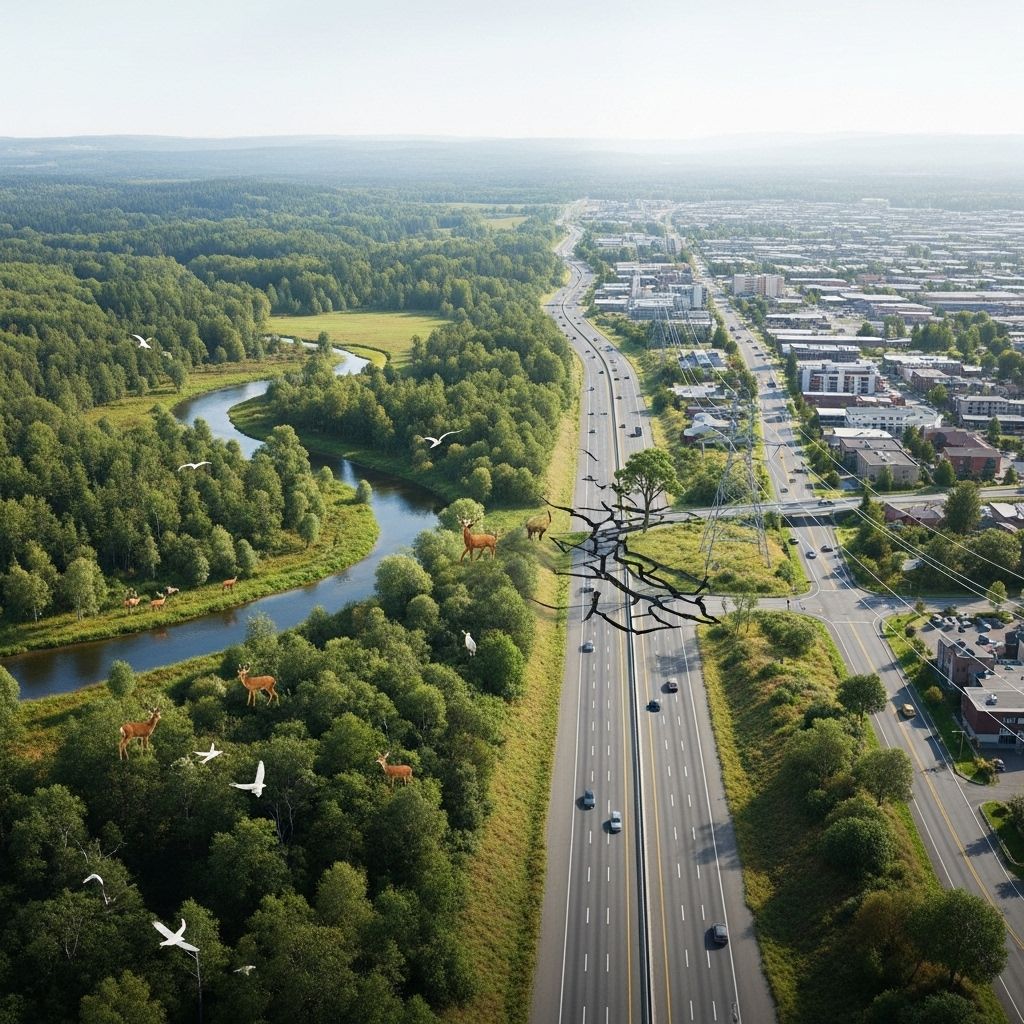 Understanding how habitat fragmentation disrupts ecosystems, threatens biodiversity, and what can be done to reconnect landscapes.
