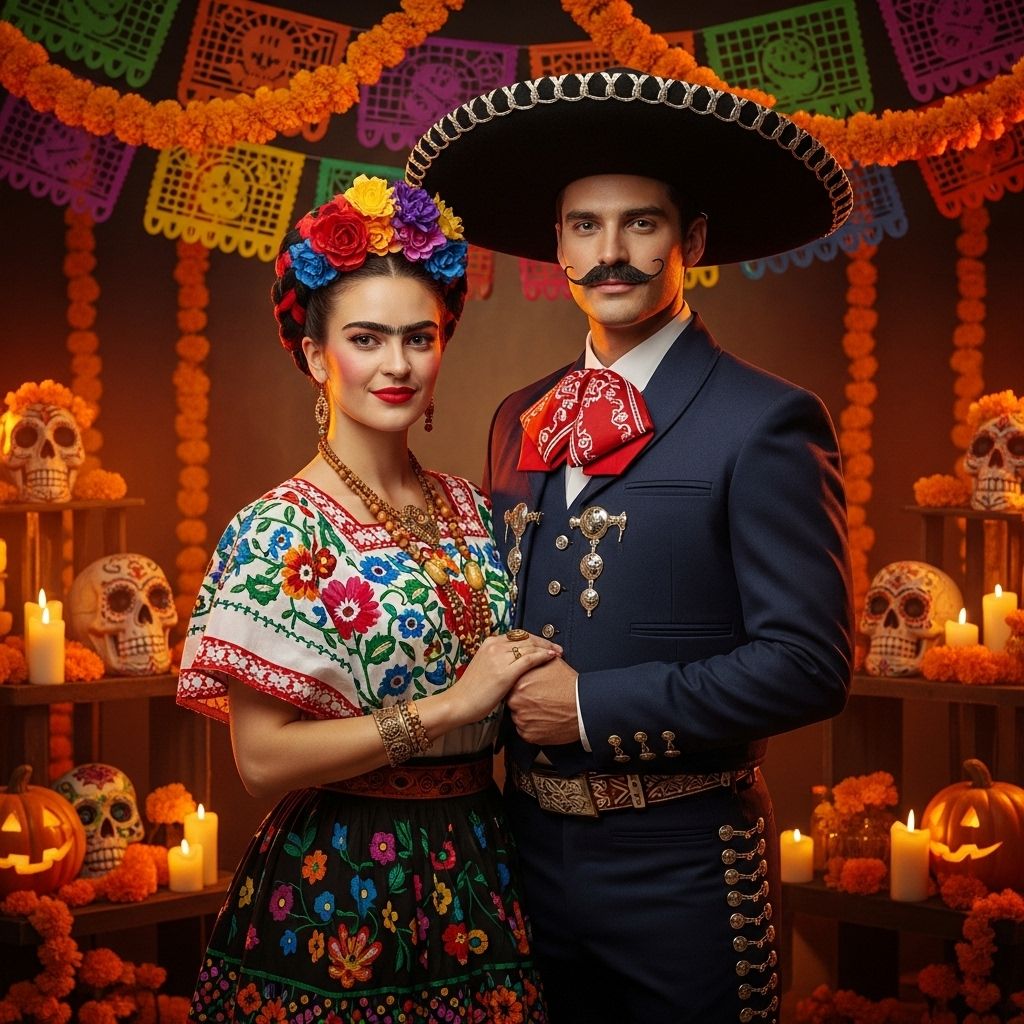 Celebrate Halloween with playful, romantic, and iconic Latin-inspired couple costumes that spark conversation and showcase heritage.