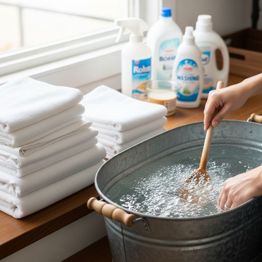 Experience truly fresh, absorbent linens after removing hidden buildup and dullness.