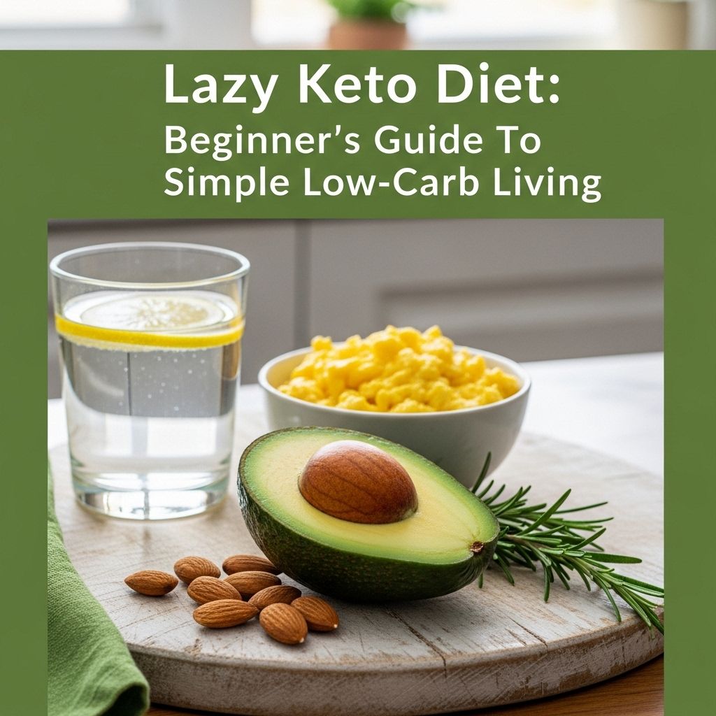 Lazy Keto Diet: Simplifying Low-Carb Eating for Health and Weight Loss A streamlined method for healthier eating that pairs ease with balanced nutrition.