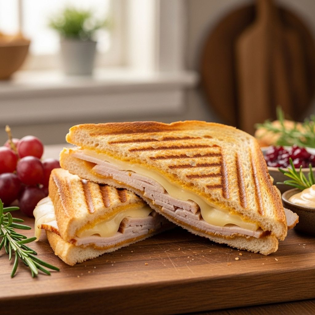 Melted cheese, sweet jam, and tangy sauce crisp up into a gourmet bite worth saving.