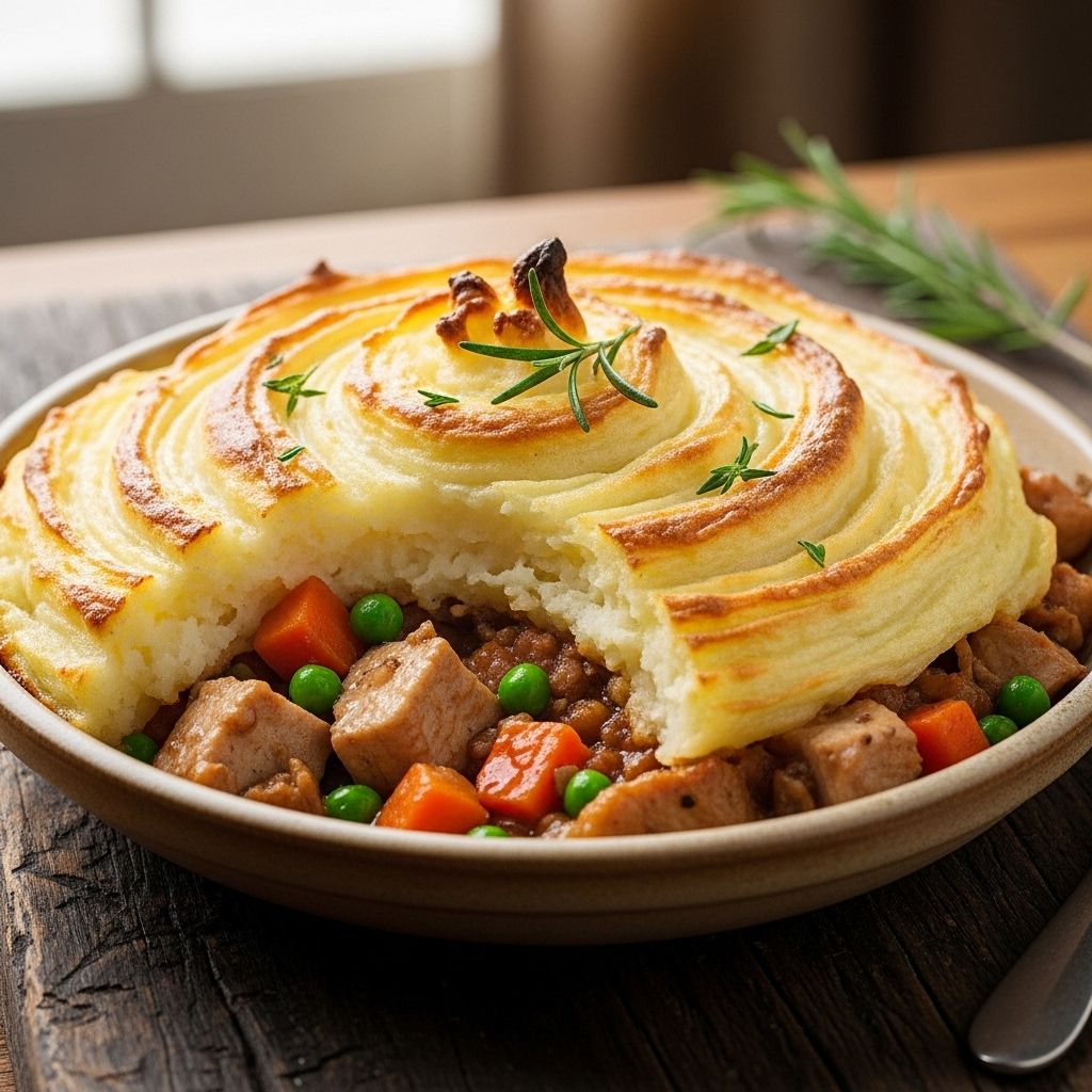 Turn holiday extras into a creamy, savory bake that brings cozy warmth to your table.