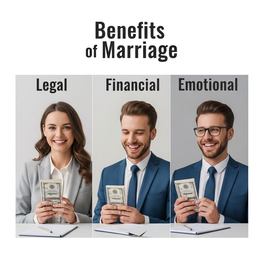 38 Legal, Financial, and Social Benefits of Marriage Unlock a lifetime of companionship, stability, and well-being through shared commitment.